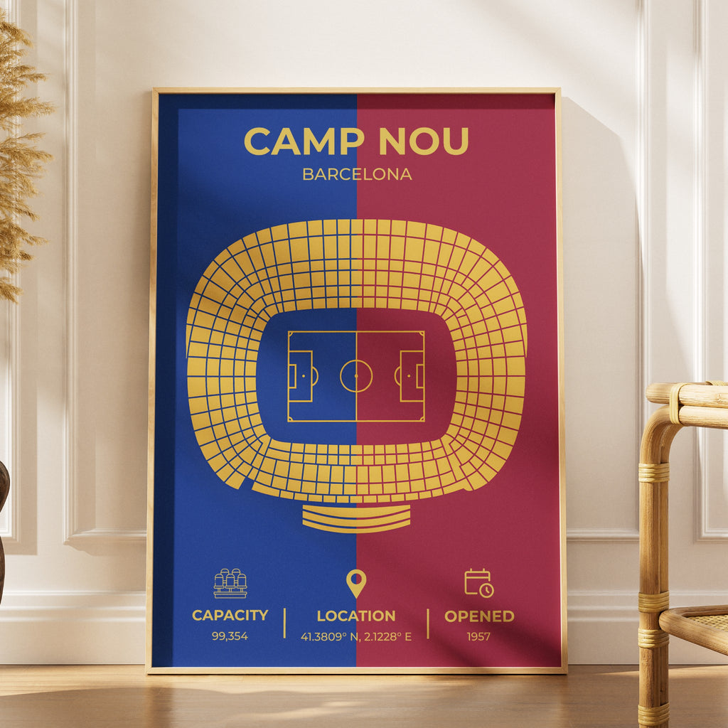 Camp Nou Stadium Layout - Barcelona