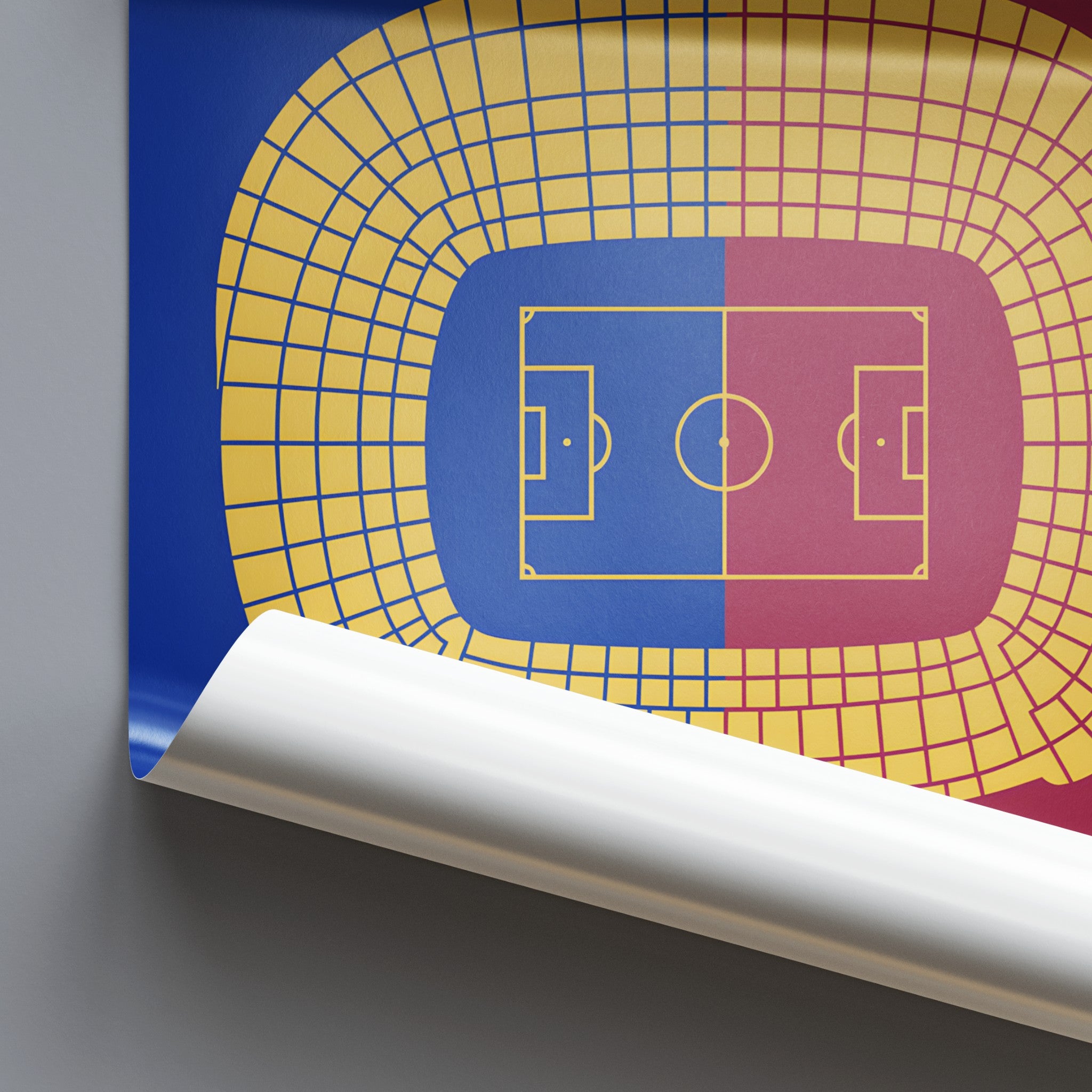 Camp Nou Stadium Layout - Barcelona