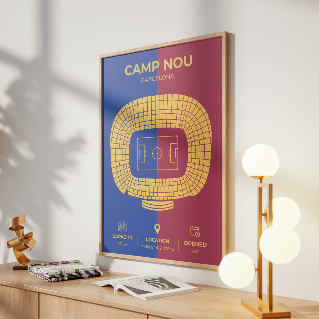 Camp Nou Stadium Layout - Barcelona