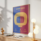 Camp Nou Stadium Layout - Barcelona