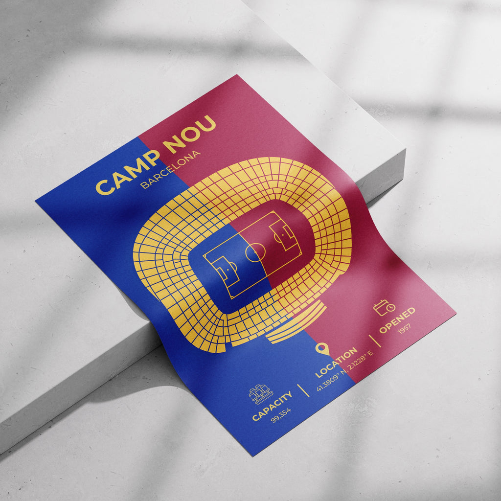 Camp Nou Stadium Layout - Barcelona