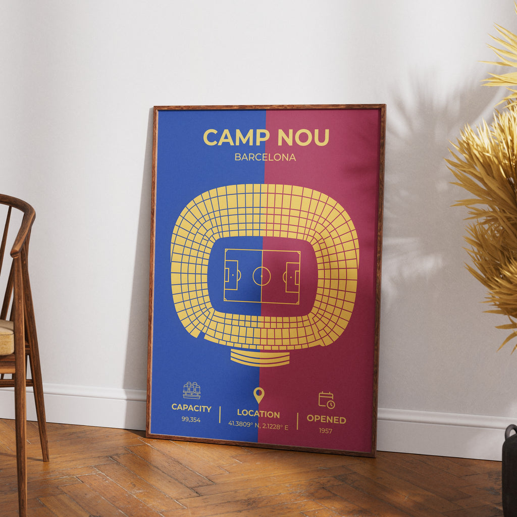 Camp Nou Stadium Layout - Barcelona