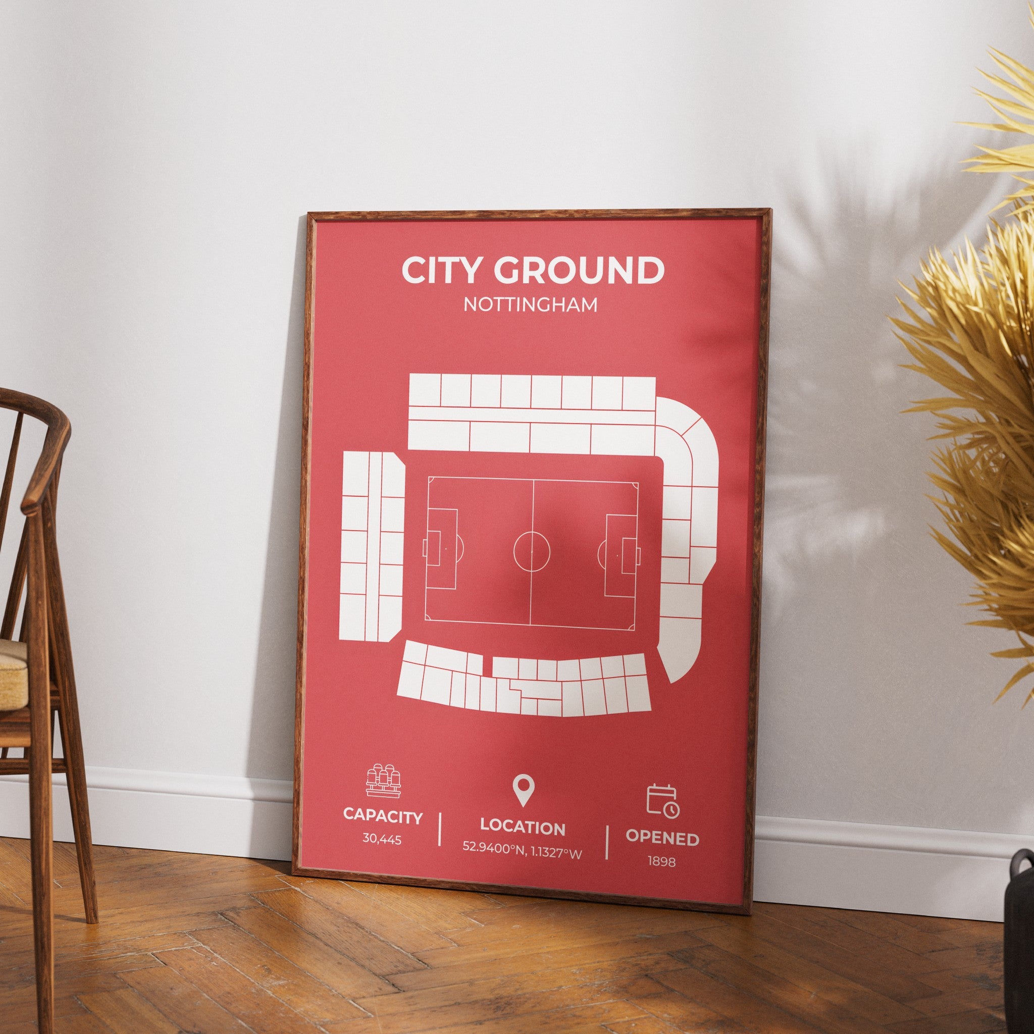 City Ground Stadium Layout - Nottingham
