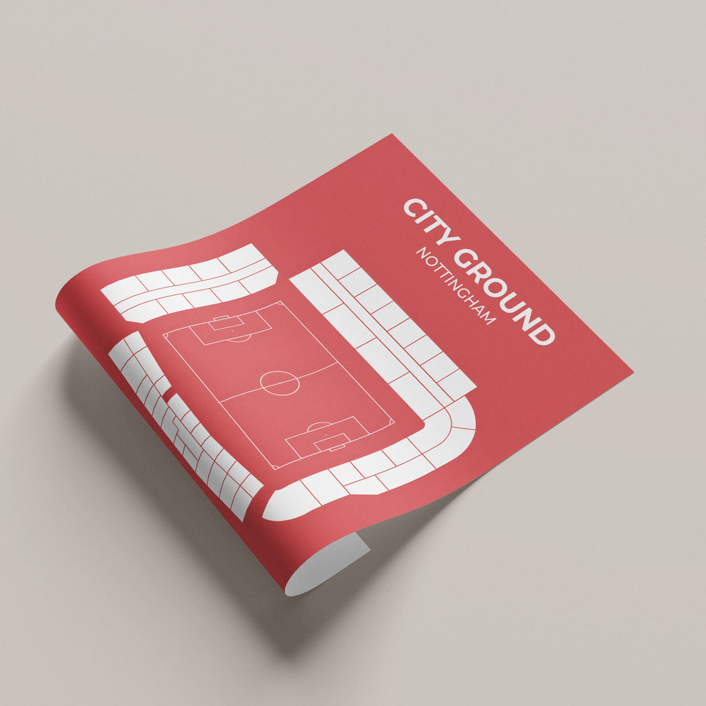 City Ground Stadium Layout - Nottingham
