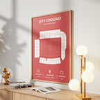 City Ground Stadium Layout - Nottingham