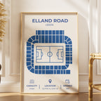 Elland Road Stadium Layout - Leeds