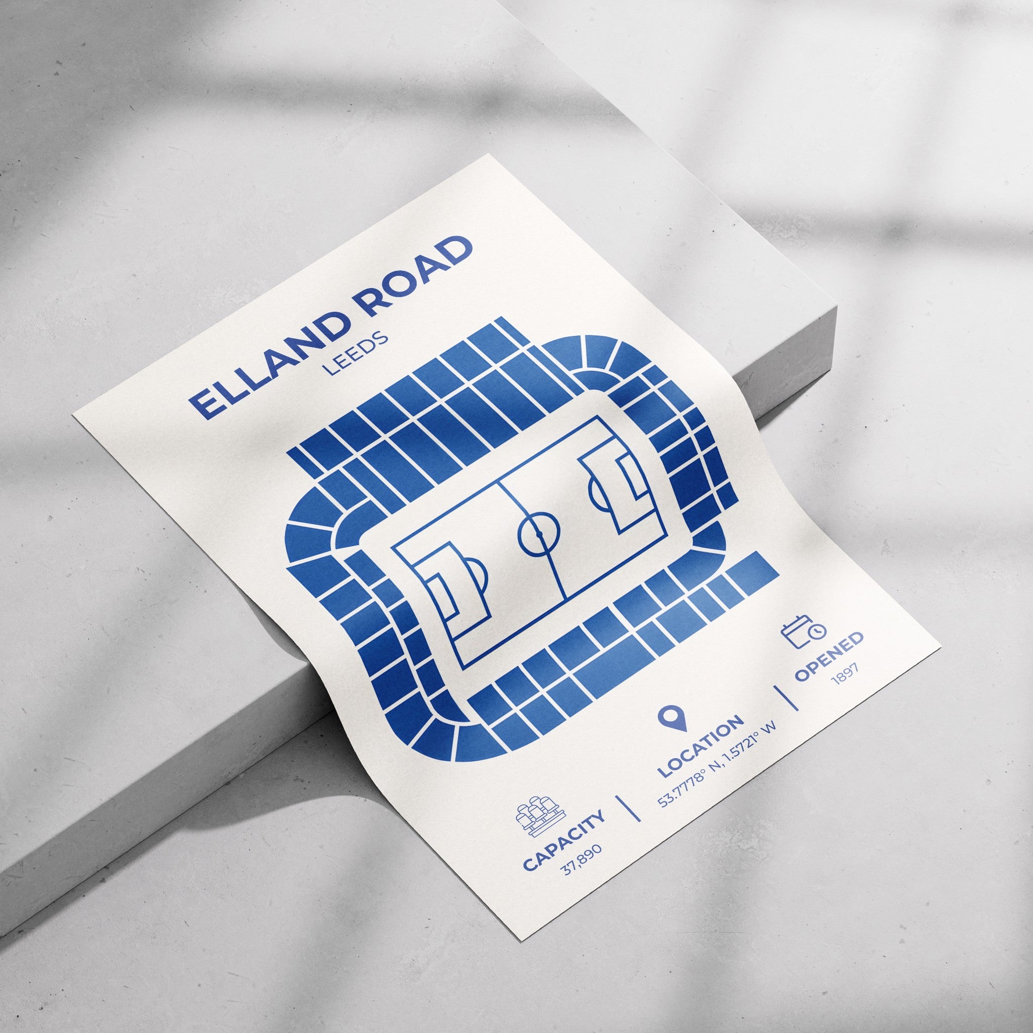 Elland Road Stadium Layout - Leeds