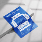 Ibrox Stadium Layout - Rangers Football Print