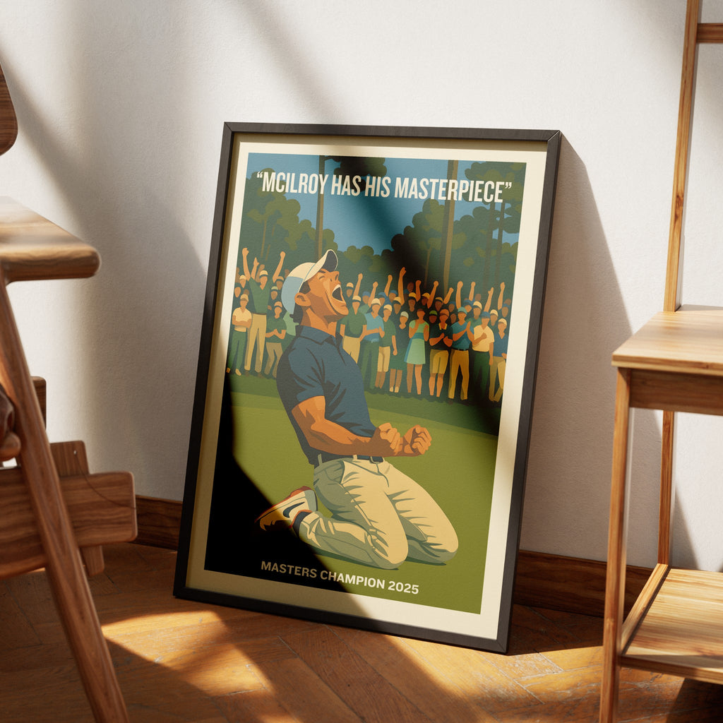 Rory McIlroy Grand Slam Masterpiece