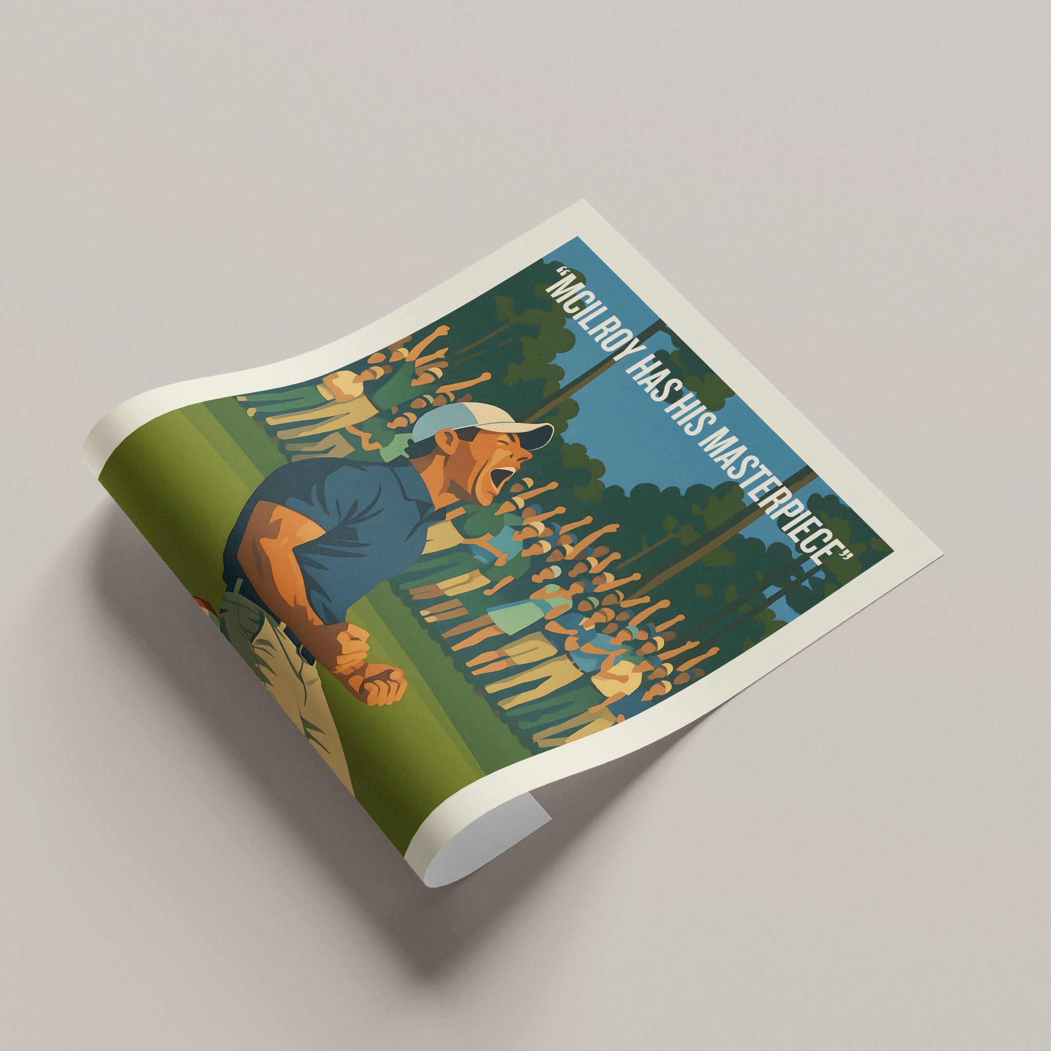 Rory McIlroy Grand Slam Masterpiece