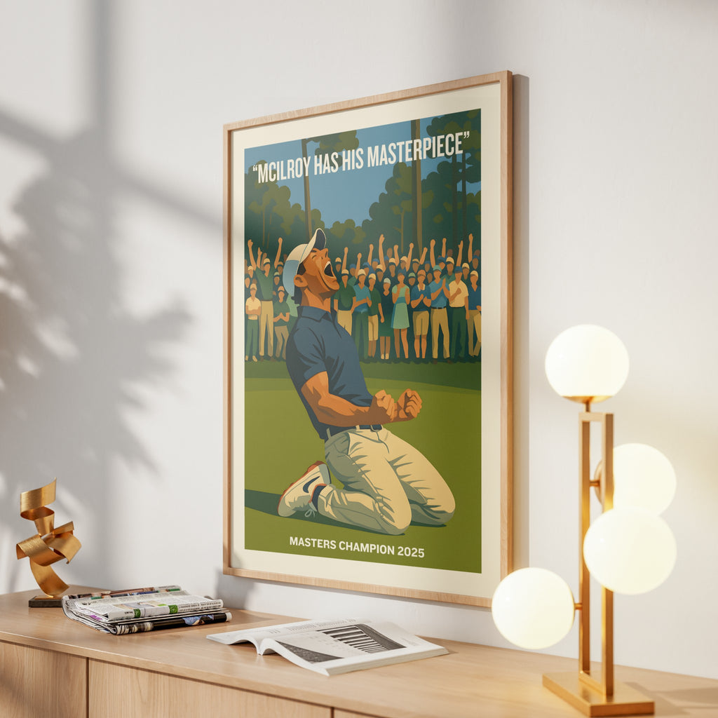 Rory McIlroy Grand Slam Masterpiece