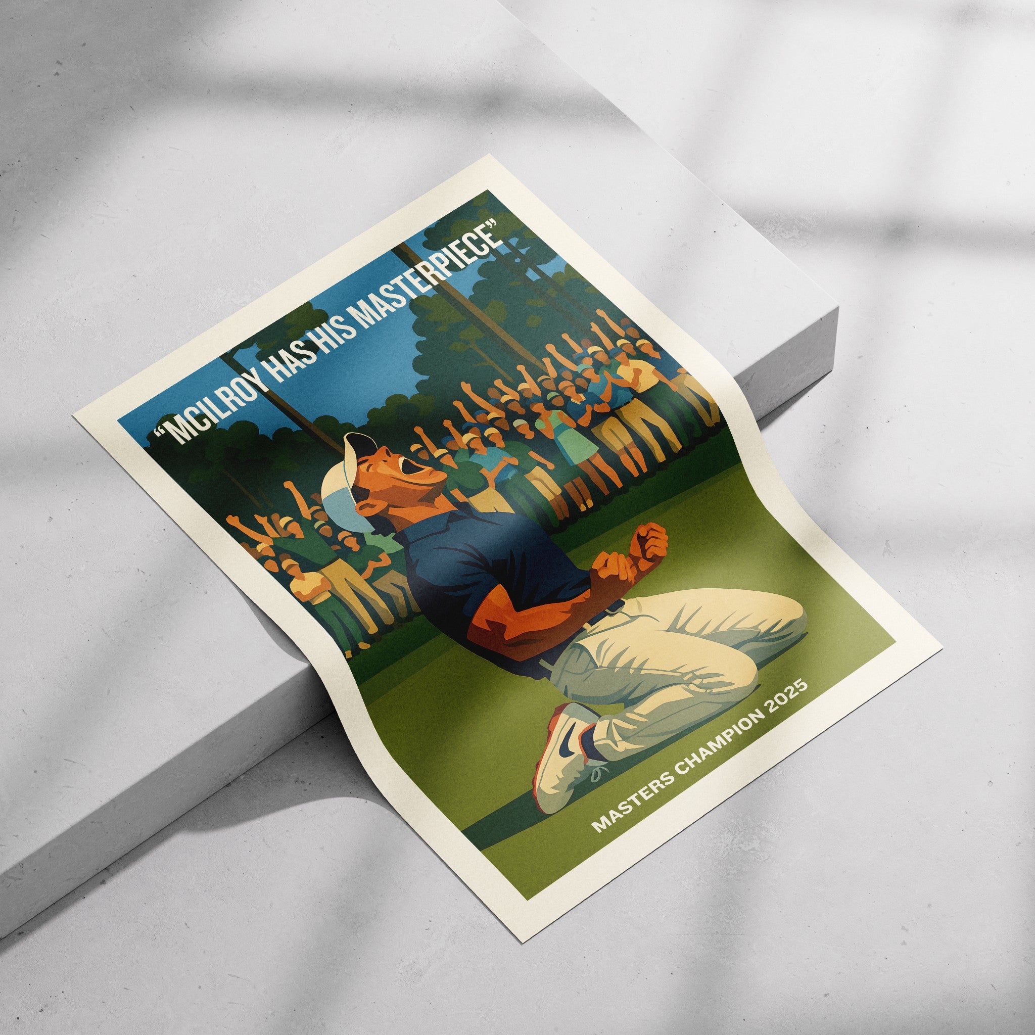 Rory McIlroy Grand Slam Masterpiece