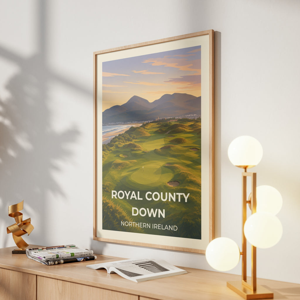 Royal County Down | Golf Poster Print | Sports Wall Art | Gift for Golfers