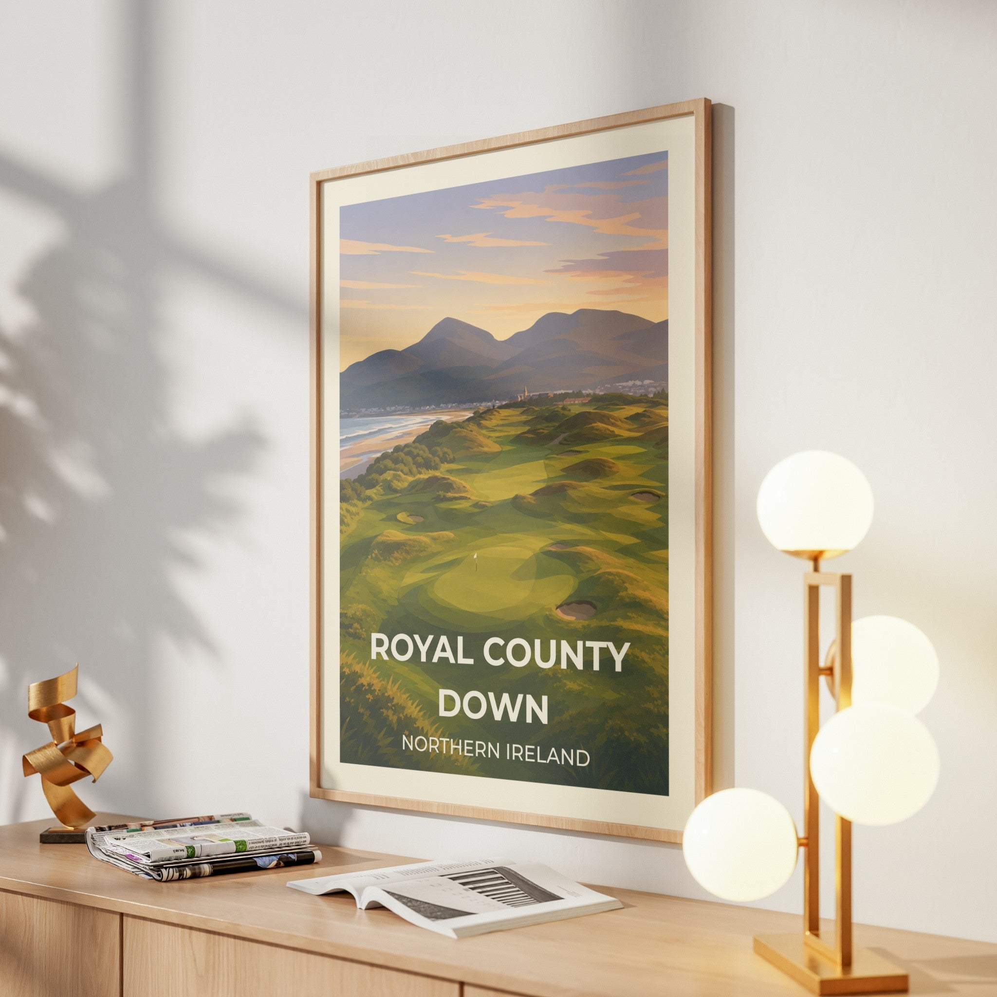 Royal County Down | Golf Poster Print | Sports Wall Art | Gift for Golfers