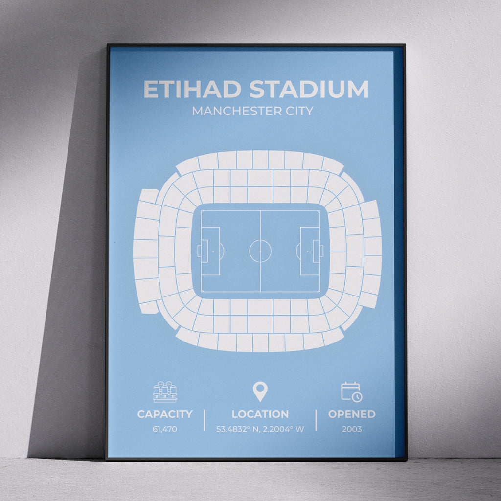 Etihad Stadium Layout - Man City