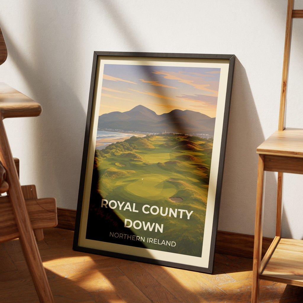 Royal County Down | Golf Poster Print | Sports Wall Art | Gift for Golfers