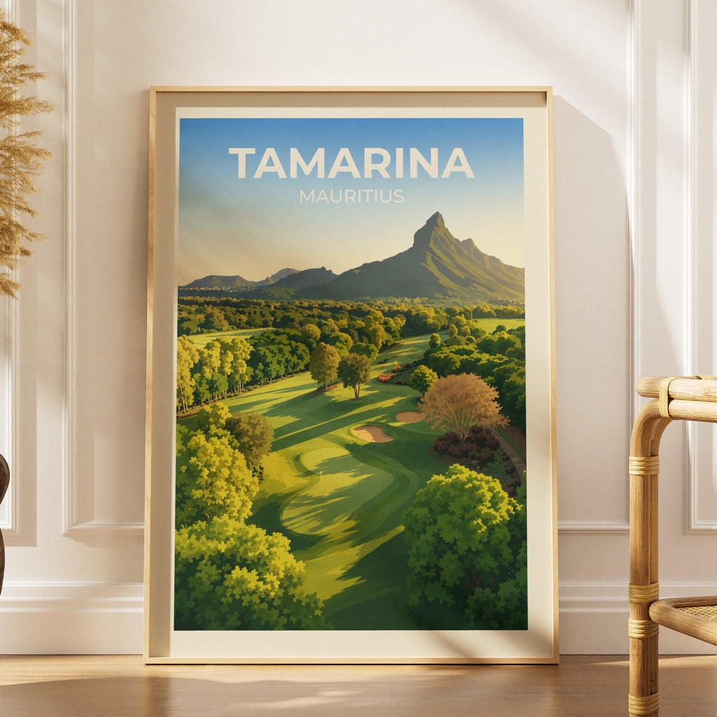 Tamarina | Golf Poster Print | Sports Wall Art | Gift for Golfers
