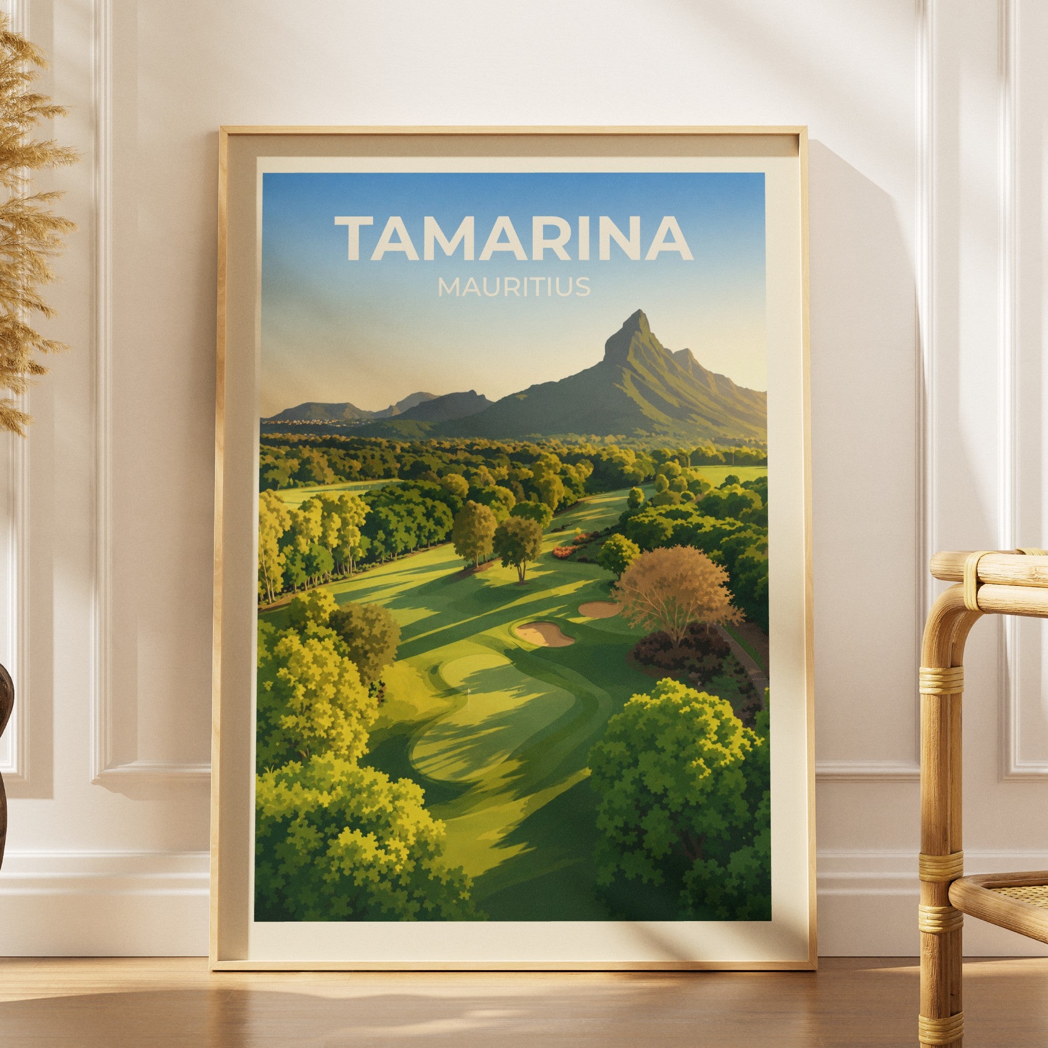Tamarina | Golf Poster Print | Sports Wall Art | Gift for Golfers