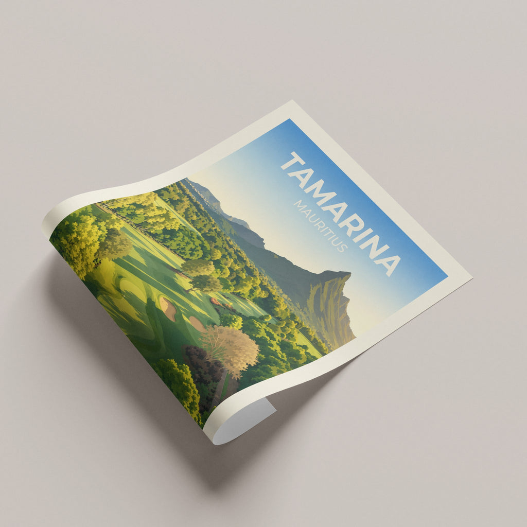 Tamarina | Golf Poster Print | Sports Wall Art | Gift for Golfers