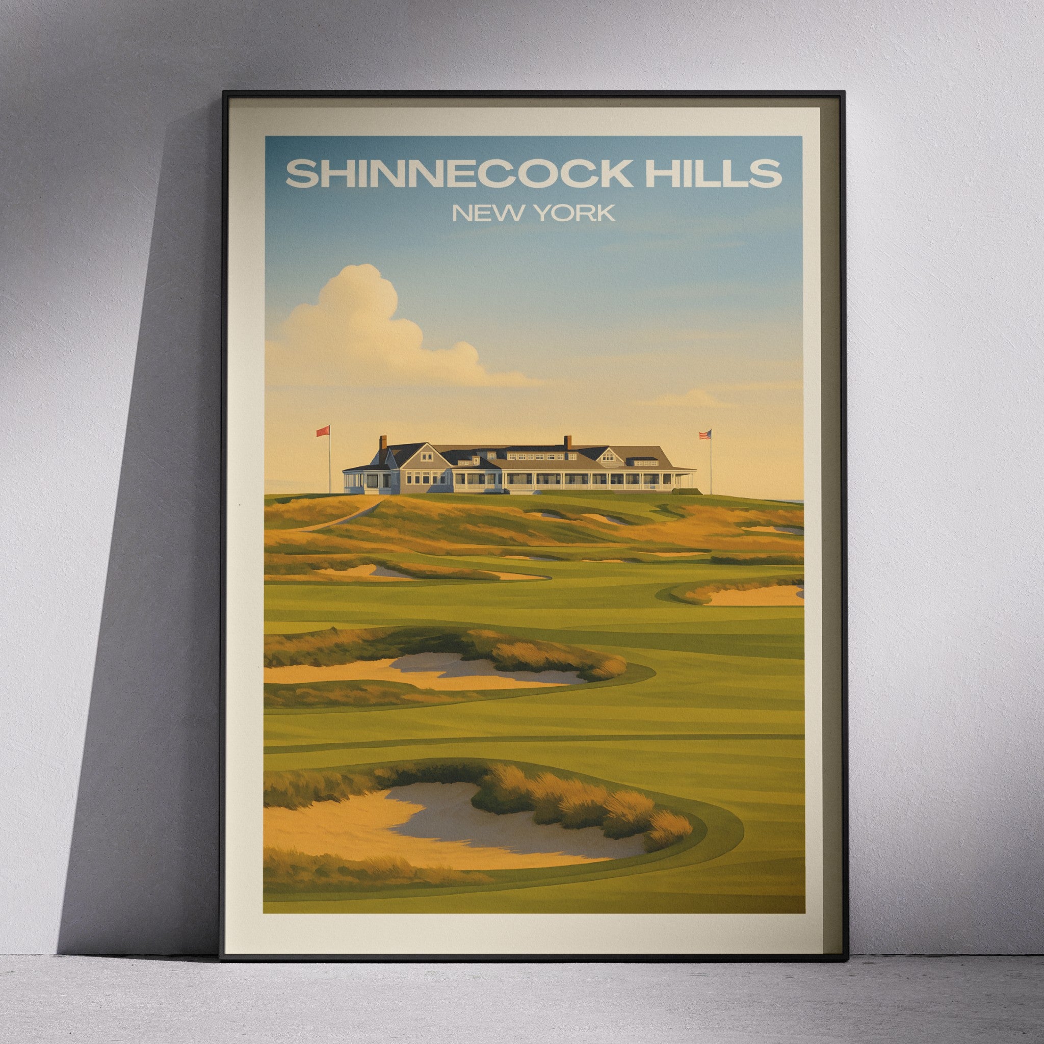 Shinnecock Hills Golf Print | Golf Wall Art | SportsPrintStudios