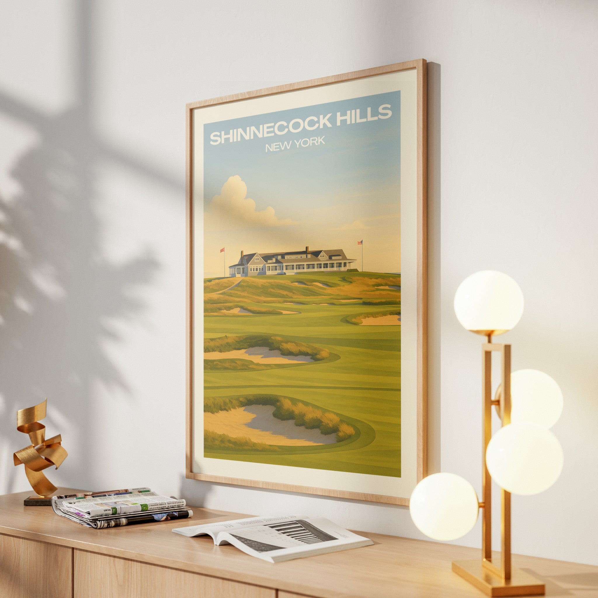 Shinnecock Hills Golf Print | Golf Wall Art | SportsPrintStudios