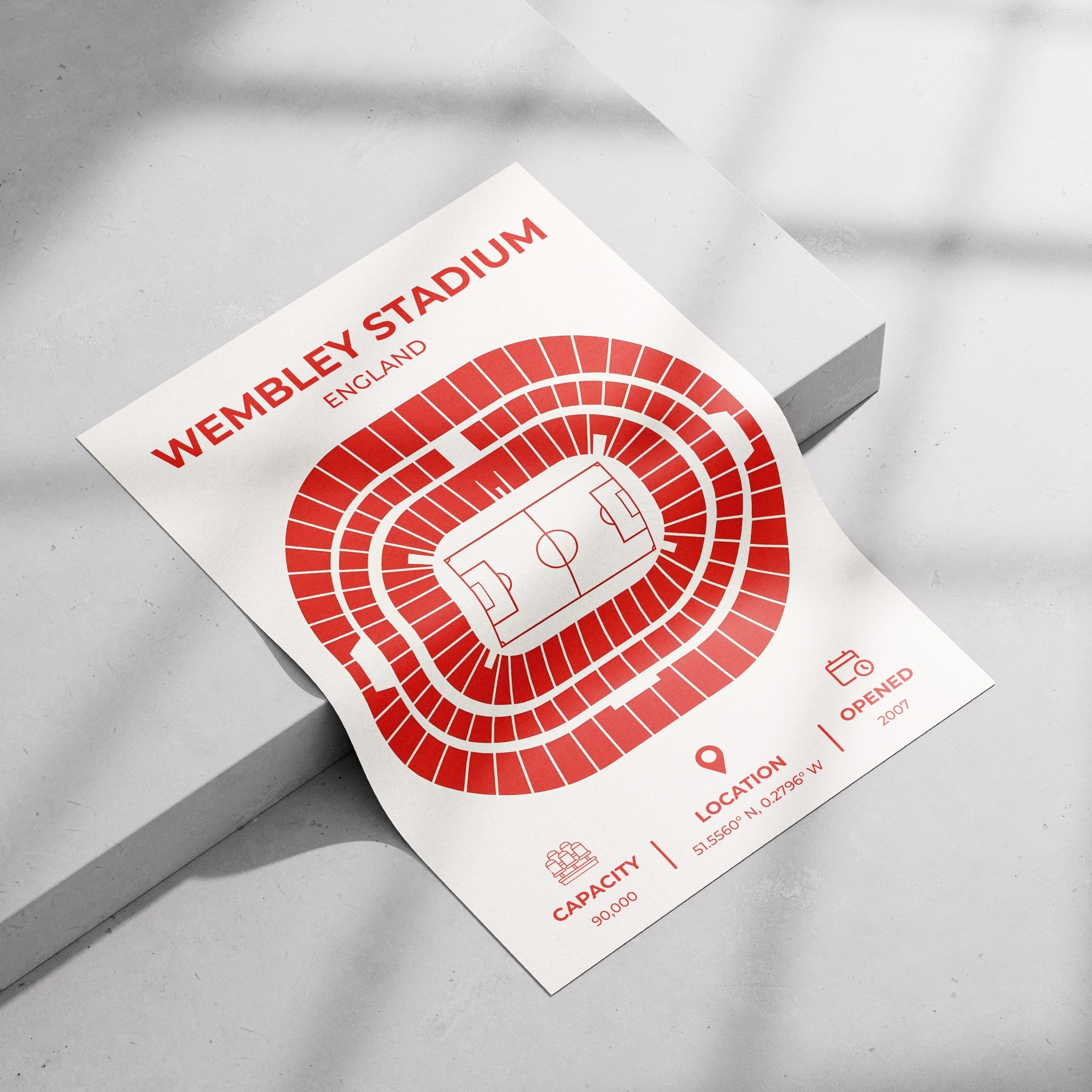 Wembley Stadium Layout - England
